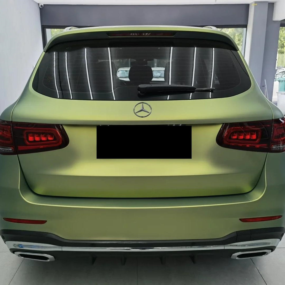 Matte Bamboo Green Car Vinyl Wrap product image 7 - Veloro matte vinyl wrap
