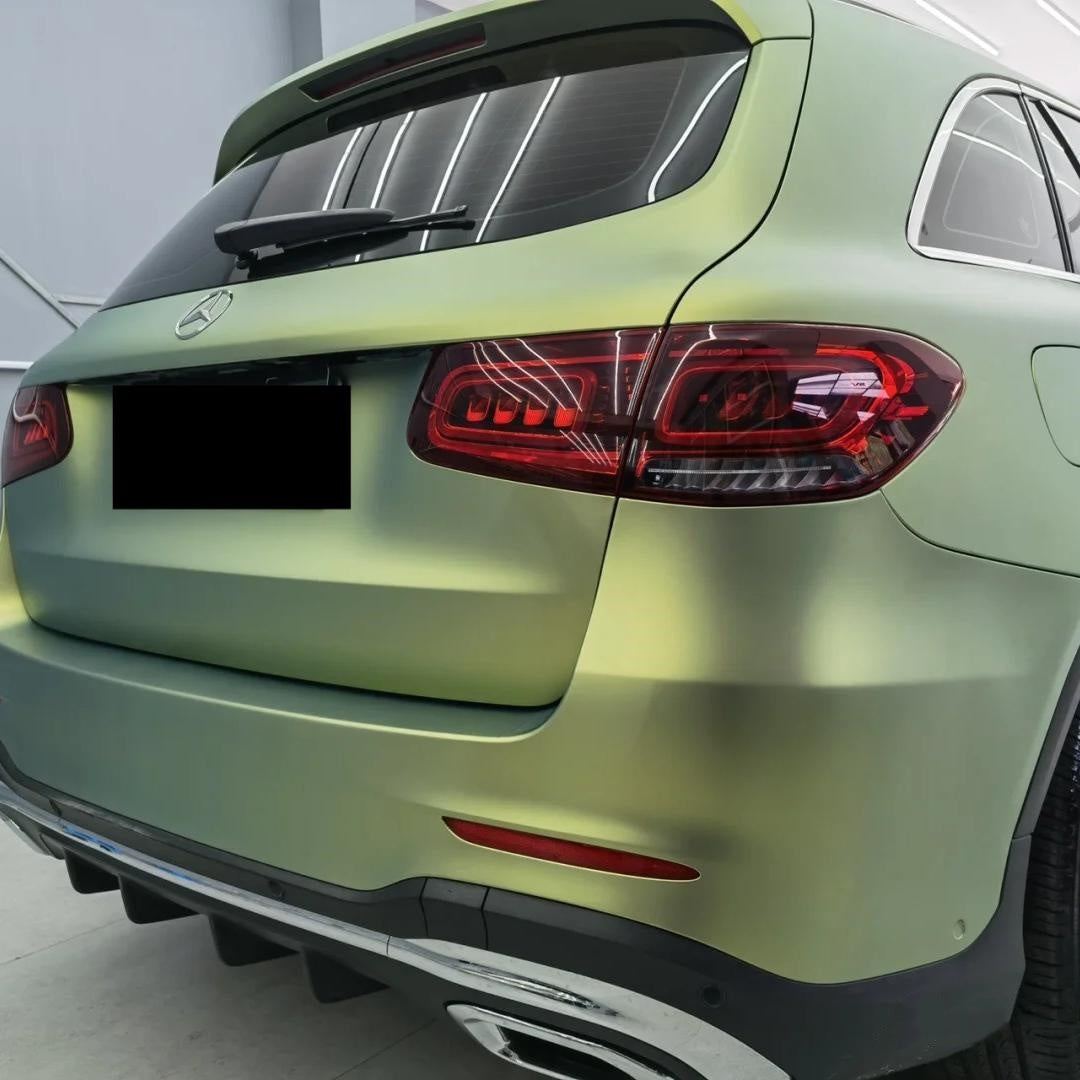 Matte Bamboo Green Car Vinyl Wrap product image 6 - Veloro matte vinyl wrap
