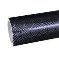 PET Matte Beehive Carbon Fiber Black Car Vinyl Wrap