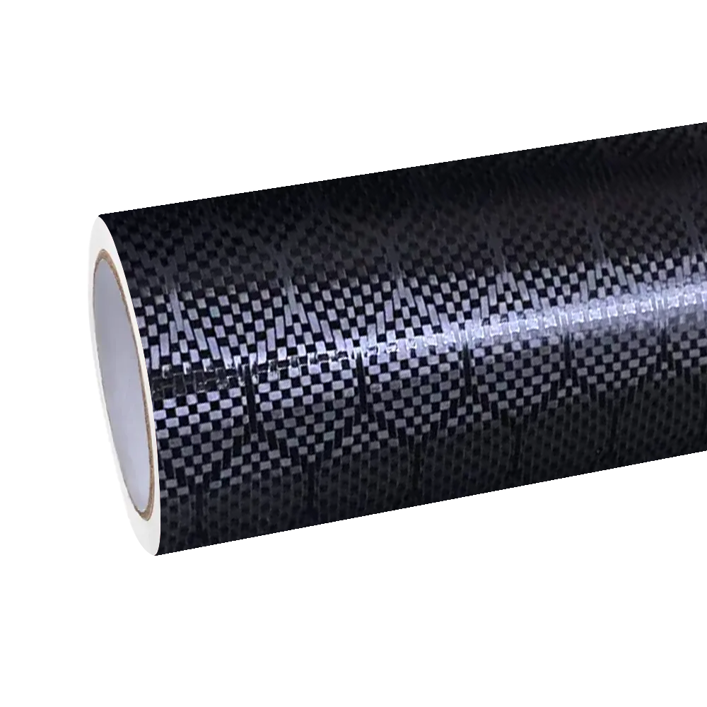 PET Matte Beehive Carbon Fiber Black Car Vinyl Wrap