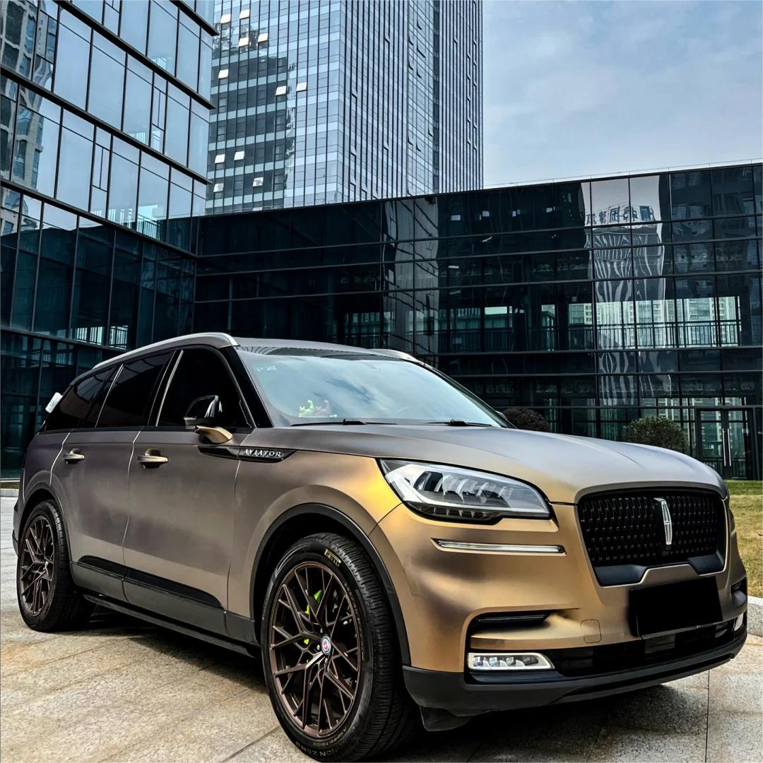 Ultra Matte Black Gold Car Vinyl Wrap Night Gold Car Wrap PET product image 3 - Veloro matte vinyl wrap