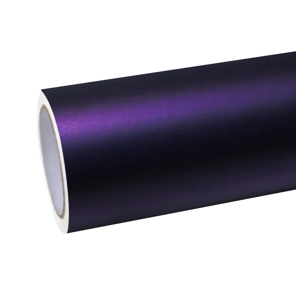 Ultra Matte Metallic Black Purple Car Vinyl Wrap product image 15 - Veloro matte vinyl wrap