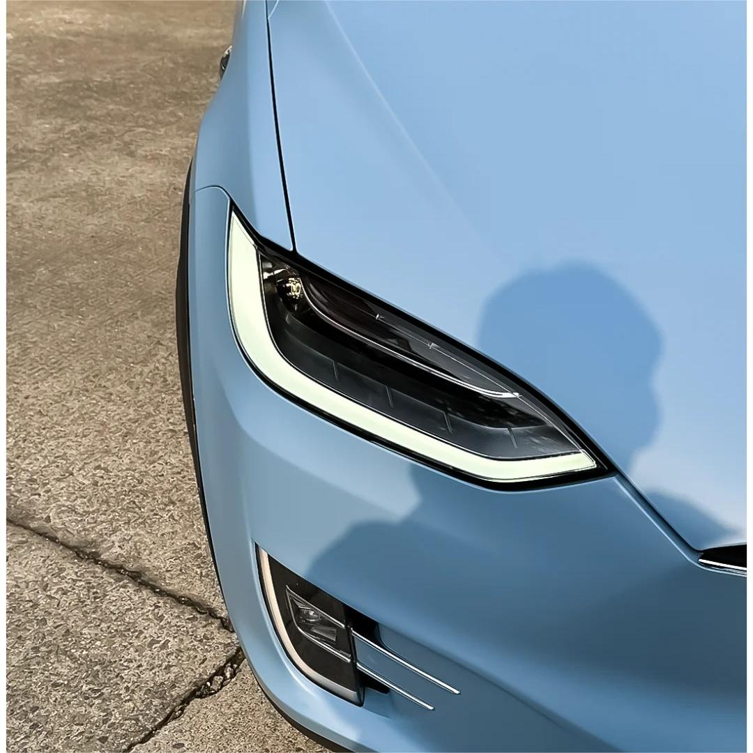 Matte Blue Wrap China Blue Car Wrap product image 4 - Veloro matte vinyl wrap