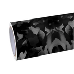 Matte Camo Black 3D Ghost Camouflage Black PET product image 2 - Veloro matte vinyl wrap