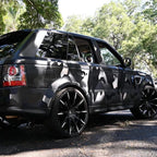 Matte Camo Black 3D Ghost Camouflage Black PET product image 4 - Veloro matte vinyl wrap