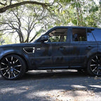 Matte Camo Black 3D Ghost Camouflage Black PET product image 5 - Veloro matte vinyl wrap