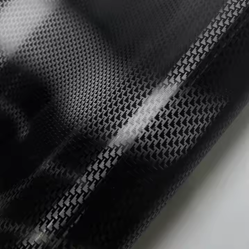 Matte Carbon Fiber Aircraft Black Car Vinyl Wrap PET product image 3 - Veloro carbon fiber vinyl wrap