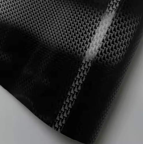 Matte Carbon Fiber Aircraft Black Car Vinyl Wrap PET product image 4 - Veloro carbon fiber vinyl wrap