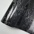 Matte Carbon Fiber Meta Cosmic Black Car Vinyl Wrap PET product image 2 - Veloro carbon fiber vinyl wrap