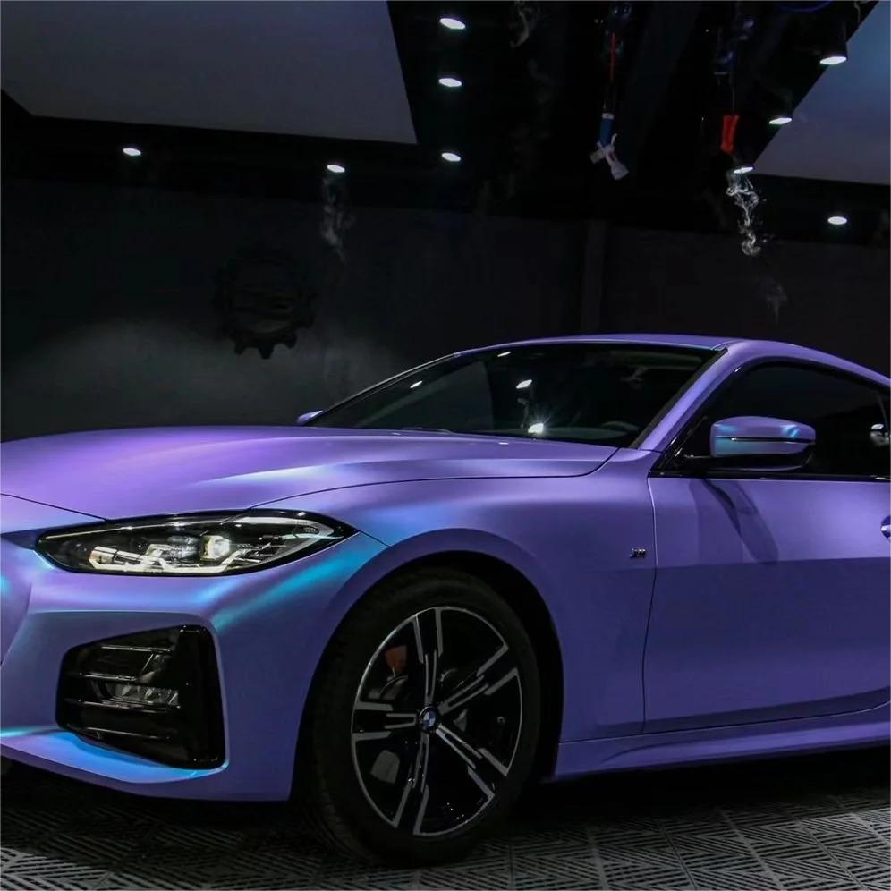 Matte Ceramics Lavender Purple Blue Car Vinyl Wrap product image 8 - Veloro matte vinyl wrap