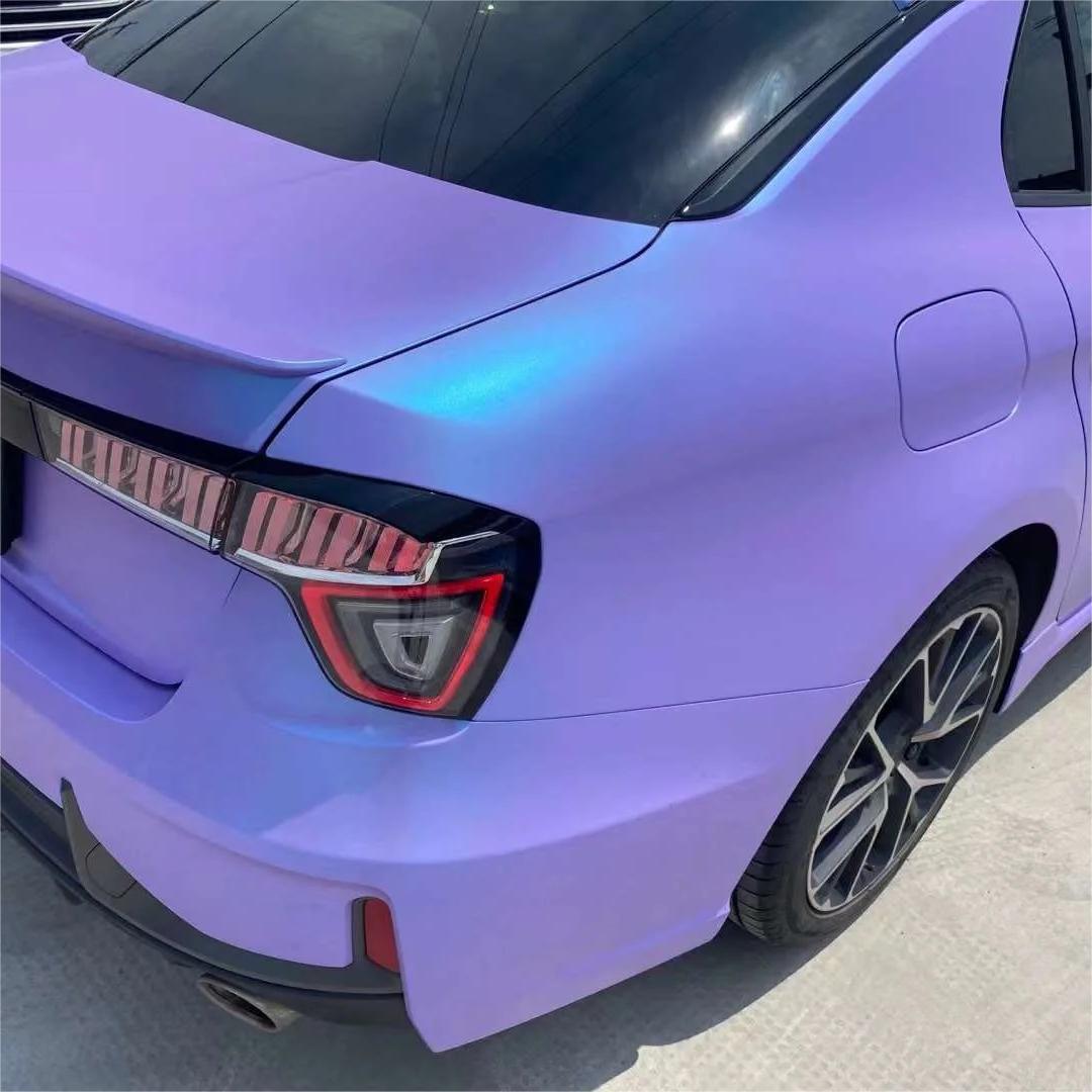 Matte Ceramics Lavender Purple Blue Car Vinyl Wrap product image 6 - Veloro matte vinyl wrap