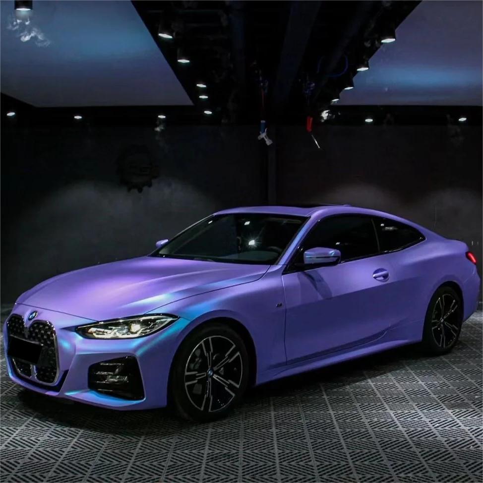 Matte Ceramics Lavender Purple Blue Car Vinyl Wrap product image 7 - Veloro matte vinyl wrap