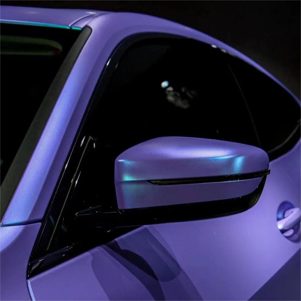 Matte Ceramics Lavender Purple Blue Car Vinyl Wrap product image 11 - Veloro matte vinyl wrap