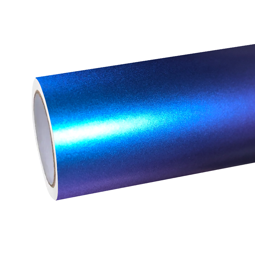 Matte Chameleon Blue Purple Car Vinyl Wrap