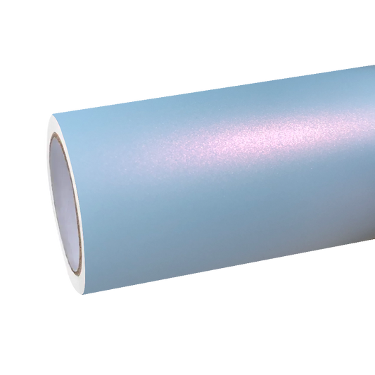 Matte Chameleon Blue Purple Car Wrap Vinyl PET product image 2 - Veloro color shift vinyl wrap