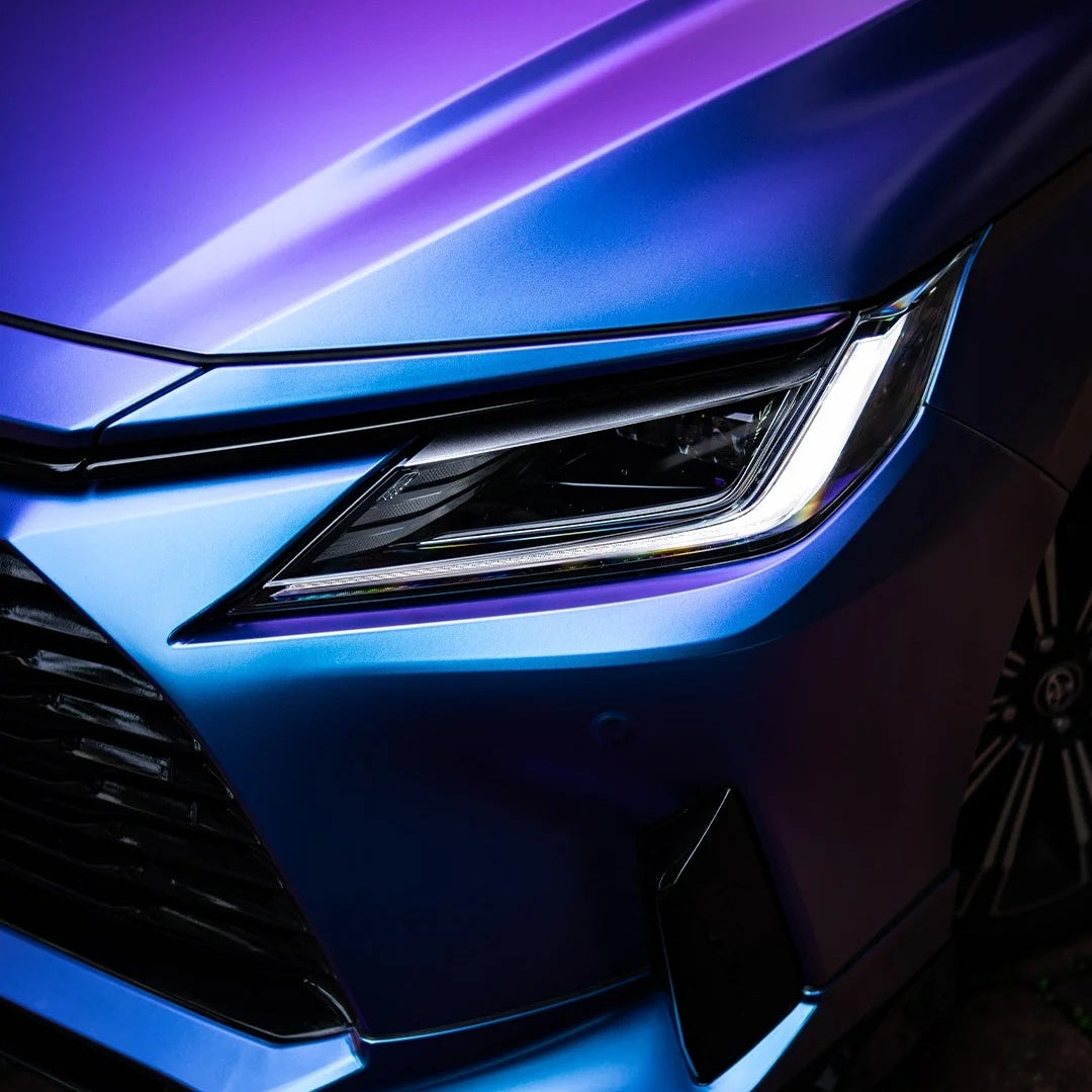 Matte Chameleon Blue Purple Car Vinyl Wrap product image 5 - Veloro color shift vinyl wrap