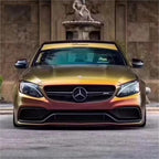 Matte Chameleon Gold Red Car Vinyl Wrap product image 2 - Veloro color shift vinyl wrap
