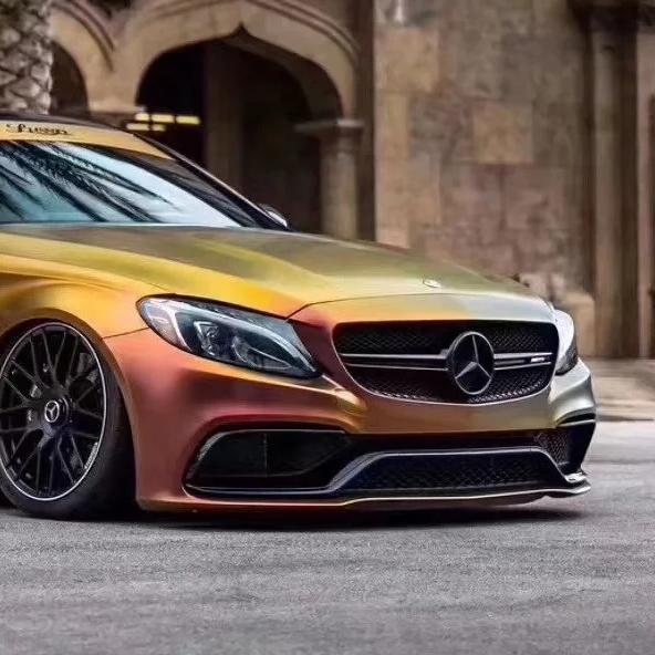 Matte Chameleon Gold Red Car Vinyl Wrap product image 3 - Veloro color shift vinyl wrap