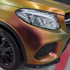 Matte Chameleon Gold Red Car Vinyl Wrap product image 6 - Veloro color shift vinyl wrap