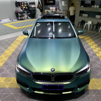 Matte Metallic Chameleon Green Car Vinyl Wrap product image 2 - Veloro color shift vinyl wrap