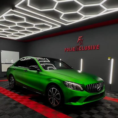 Matte Chrome Green Car Vinyl Wrap product image 2 - Veloro chrome vinyl wrap