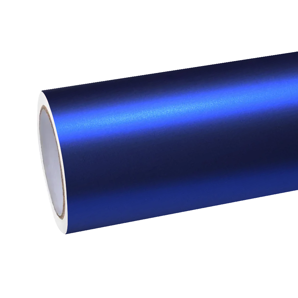 Matte Chrome Klein Blue Car Vinyl Wrap PET
