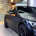 Matte Ultimate Flat Deep Black Car Vinyl Wrap product image 9 - Veloro matte vinyl wrap