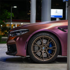 Matte Diamond Brown Red Car Vinyl Wrap product image 10 - Veloro matte vinyl wrap