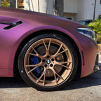 Matte Diamond Brown Red Car Vinyl Wrap product image 11 - Veloro matte vinyl wrap