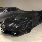 Matte Diamond Glitter Black Car Vinyl Wrap product image 4 - Veloro matte vinyl wrap
