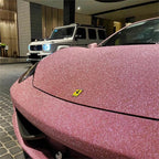 Matte Diamond Glitter Pink Car Vinyl Wrap product image 11 - Veloro matte vinyl wrap