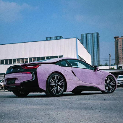 Matte Diamond Glitter Purple Car Vinyl Wrap product image 3 - Veloro matte vinyl wrap