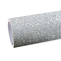 Matte Diamond Glitter Silver Car Vinyl Wrap