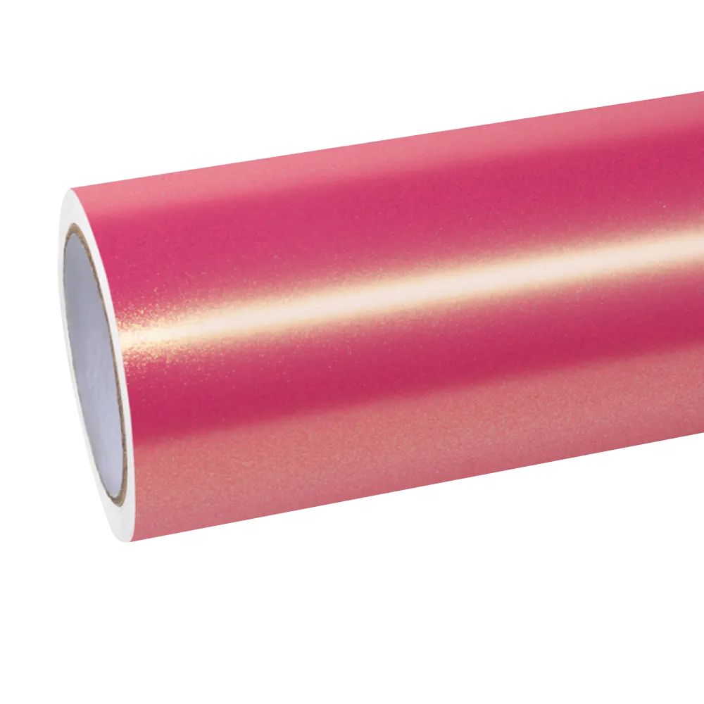 Matte Metallic Diamond Gold Pink Car Vinyl Wrap