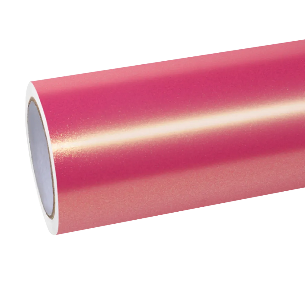 Matte Metallic Diamond Gold Pink Car Vinyl Wrap