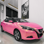 Matte Metallic Diamond Gold Pink Car Vinyl Wrap product image 2 - Veloro matte vinyl wrap