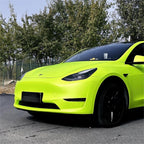 Matte Ultimate Flat Fluorescent Yellow Car Vinyl Wrap PET product image 12 - Veloro matte vinyl wrap
