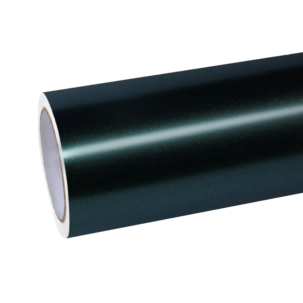 Matte Metallic Dark Green Car Vinyl Wrap Forest Green Wrap