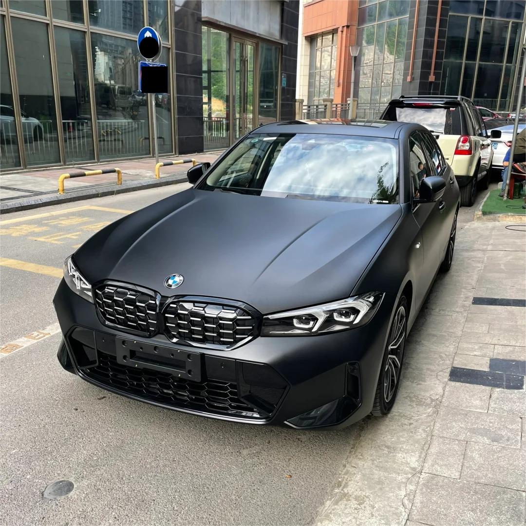Matte Forsted Black Car Vinyl Wrap PET product image 3 - Veloro matte vinyl wrap