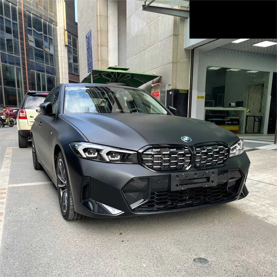 Matte Forsted Black Car Vinyl Wrap PET product image 4 - Veloro matte vinyl wrap