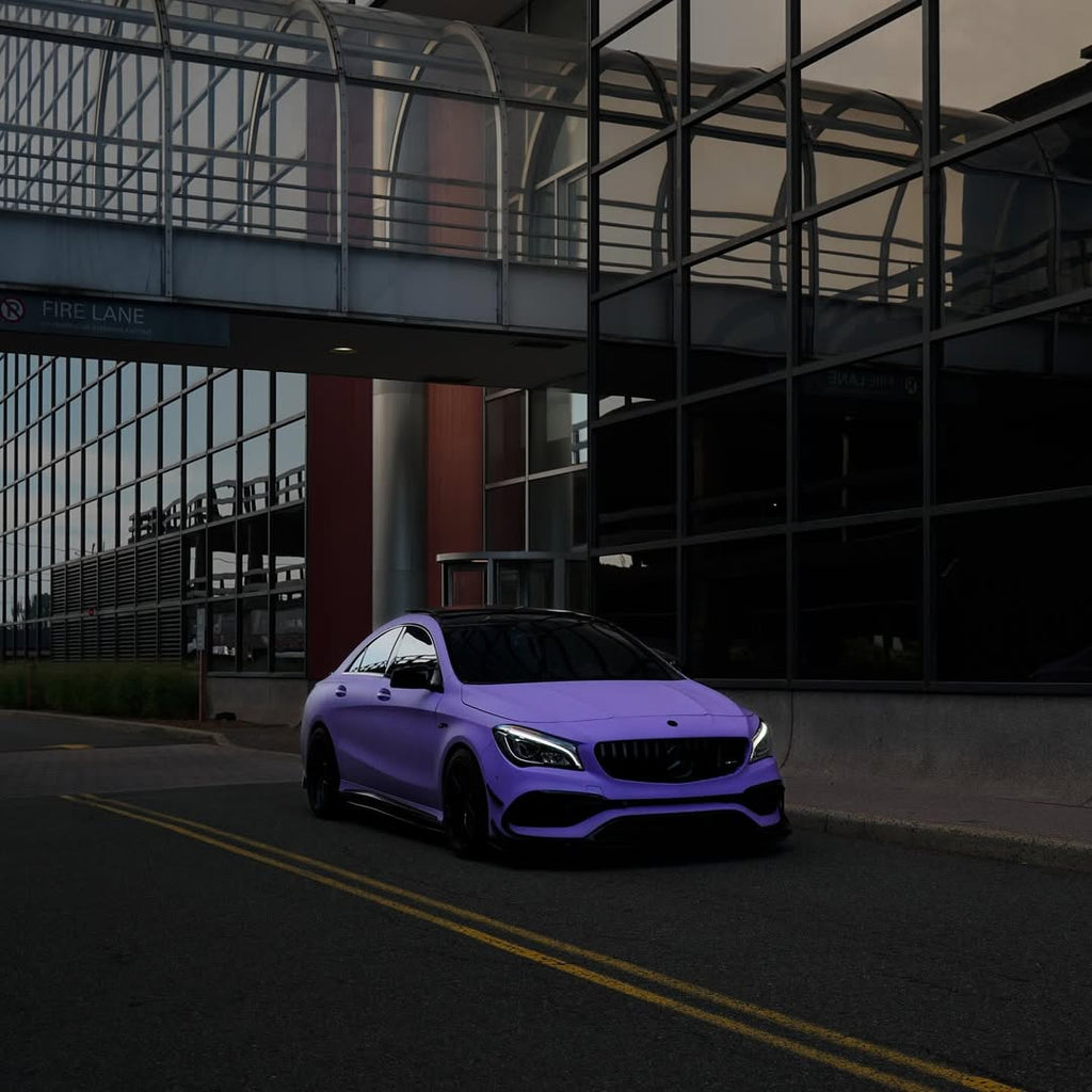 Matte Ultimate Flat Lavender Purple Car Vinyl Wrap product image 12 - Veloro matte vinyl wrap