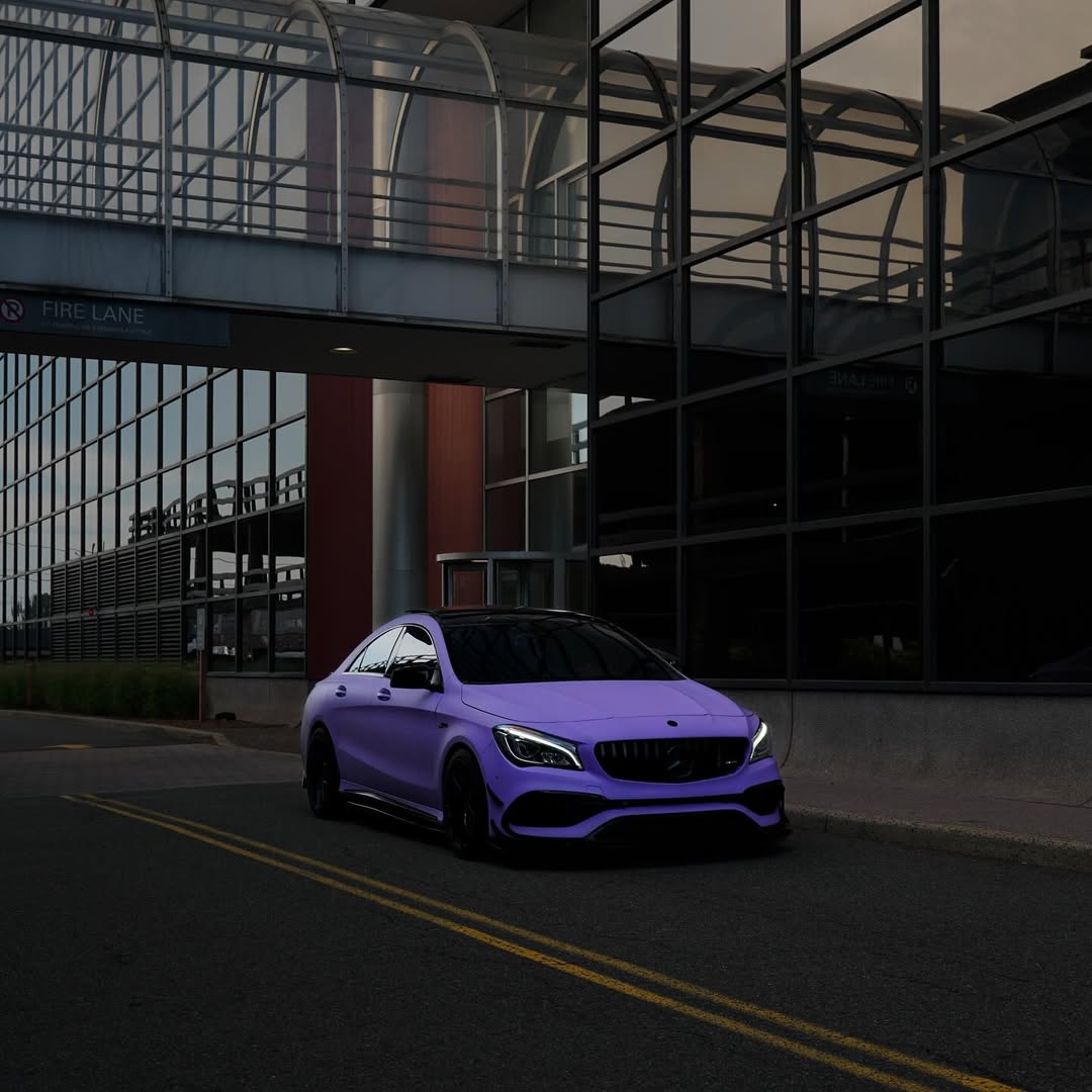 Matte Ultimate Flat Lavender Purple Car Vinyl Wrap product image 12 - Veloro matte vinyl wrap