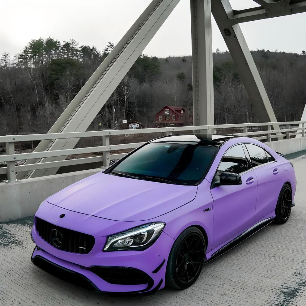 Matte Ultimate Flat Lavender Purple Car Vinyl Wrap product image 5 - Veloro matte vinyl wrap