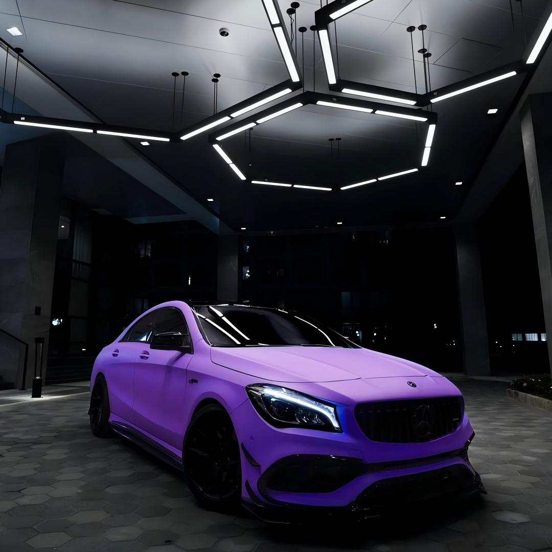 Matte Ultimate Flat Lavender Purple Car Vinyl Wrap product image 13 - Veloro matte vinyl wrap