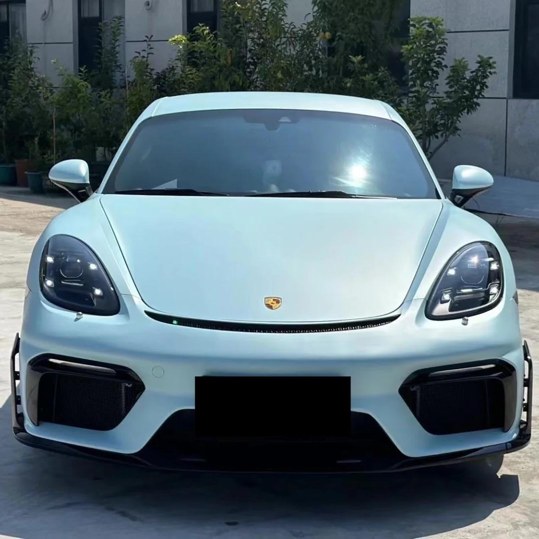 Ultimate Flat Light Blue Car Vinyl Wrap PET product image 3 - Veloro automotive vinyl wrap