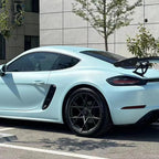 Ultimate Flat Light Blue Car Vinyl Wrap PET product image 5 - Veloro automotive vinyl wrap