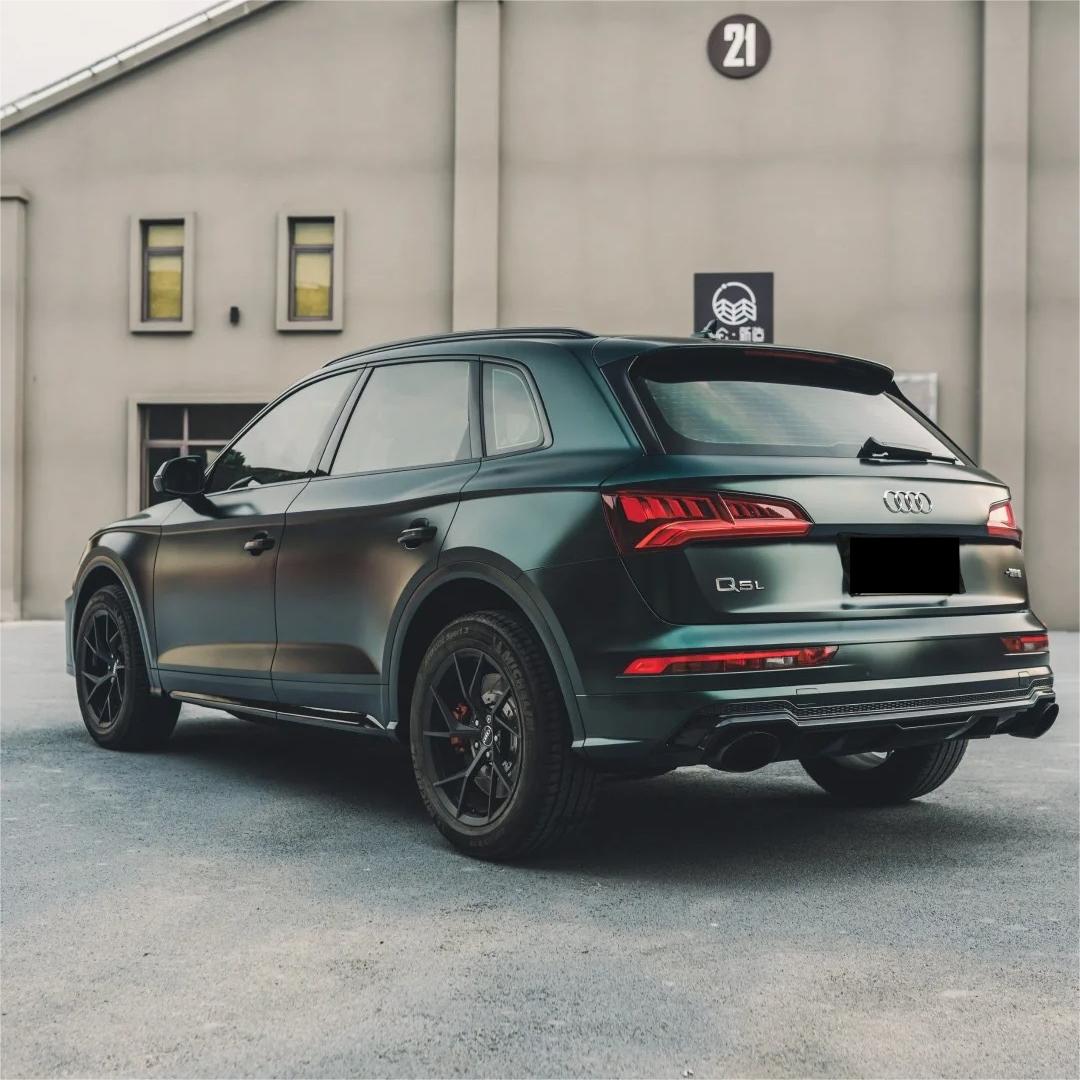 Matte Metallic Antique Green Car Vinyl Wrap product image 9 - Veloro matte vinyl wrap