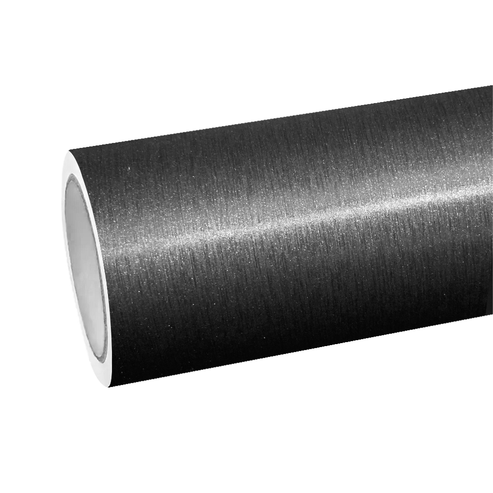 Matte Metallic Brushed Black Car Vinyl Wrap product image 2 - Veloro matte vinyl wrap