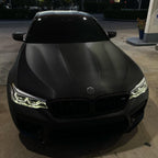 Matte Metallic Brushed Black Car Vinyl Wrap product image 8 - Veloro matte vinyl wrap