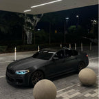 Matte Metallic Brushed Black Car Vinyl Wrap product image 5 - Veloro matte vinyl wrap